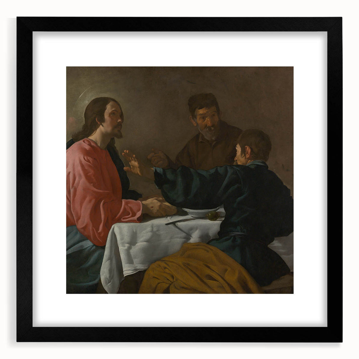 Baroque Supper Scene: Historical Art Print with Timeless Grace