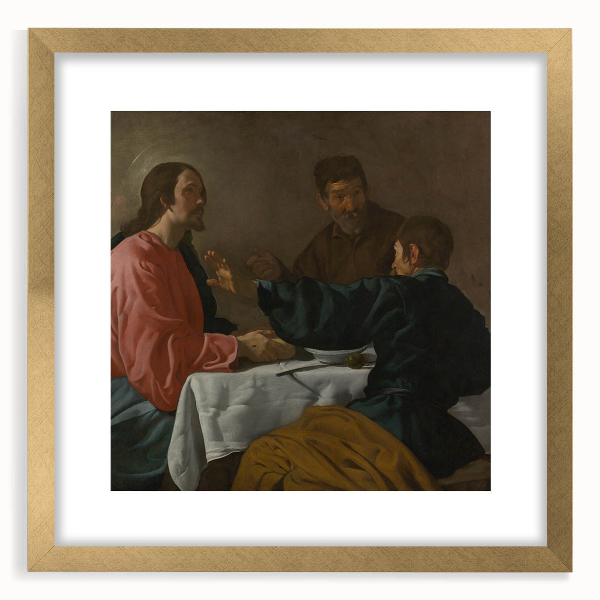 Baroque Supper Scene: Historical Art Print with Timeless Grace