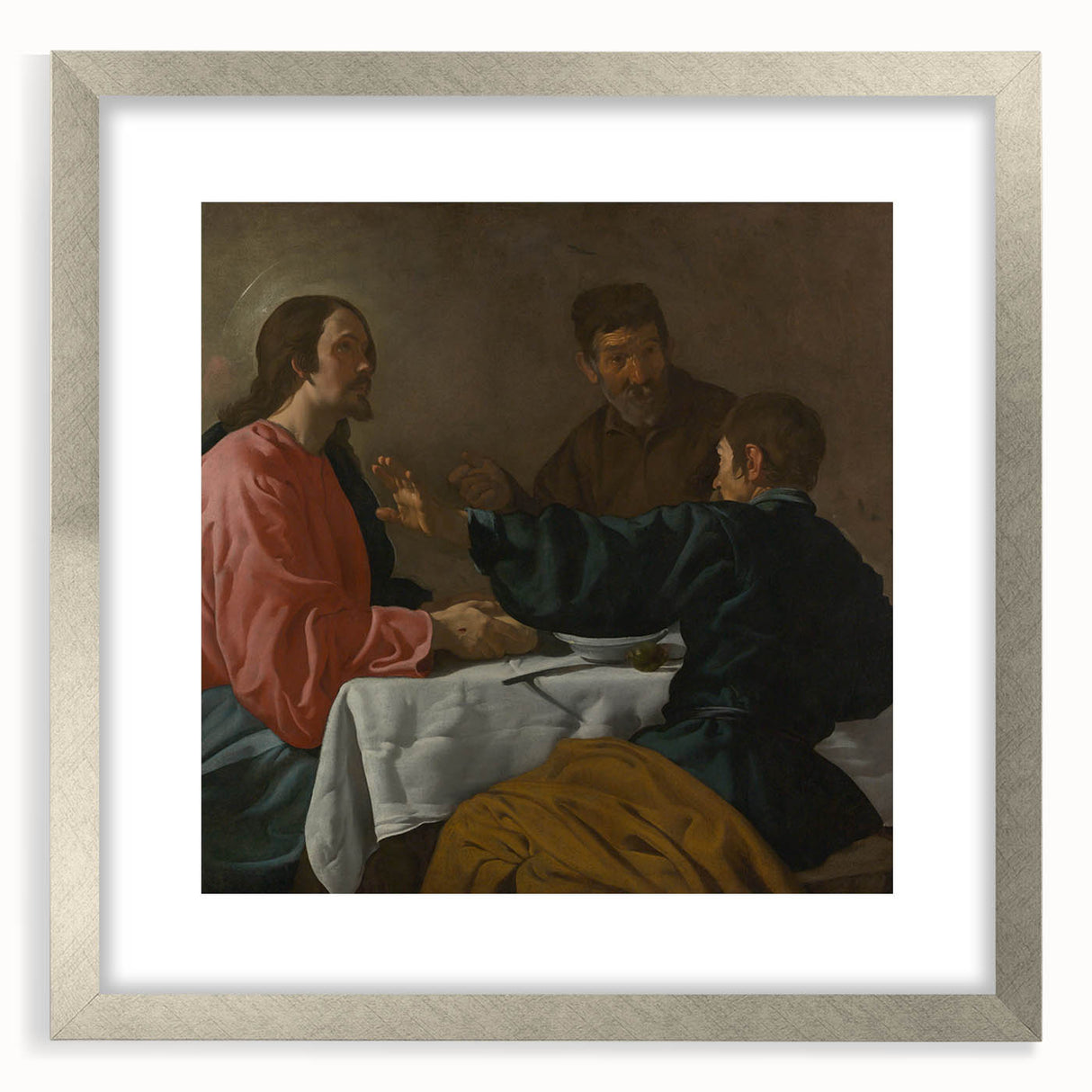 Baroque Supper Scene: Historical Art Print with Timeless Grace
