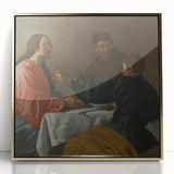 Baroque Supper Scene: Historical Art Print with Timeless Grace