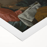 Baroque Supper Scene: Historical Art Print with Timeless Grace
