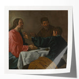 Baroque Supper Scene: Historical Art Print with Timeless Grace