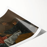 Baroque Supper Scene: Historical Art Print with Timeless Grace