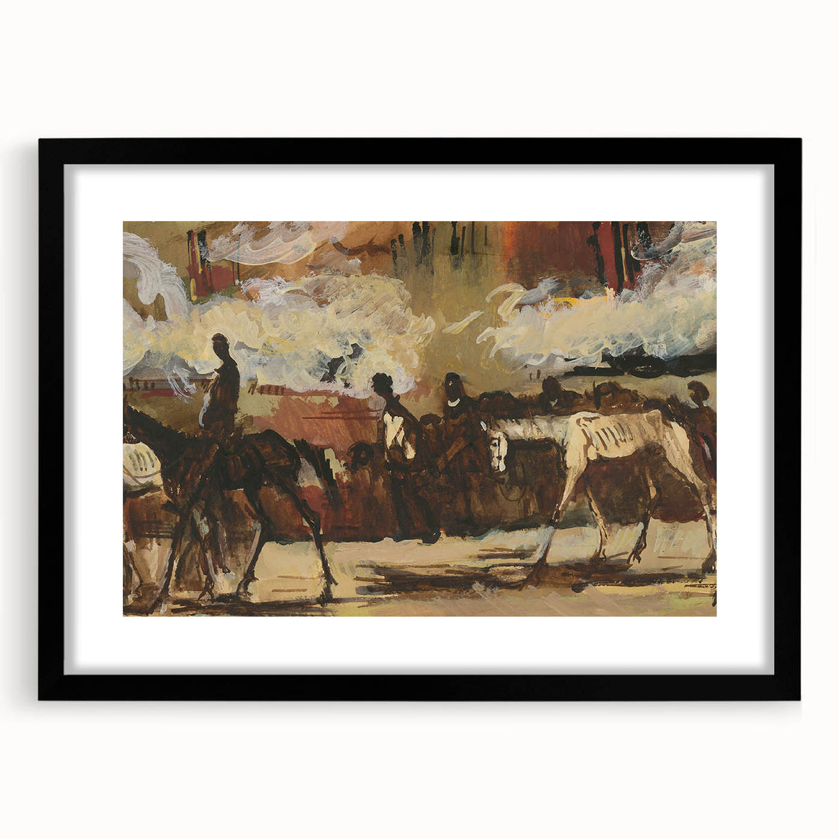 Expressionist Art - Riders by Cyprián Majerník