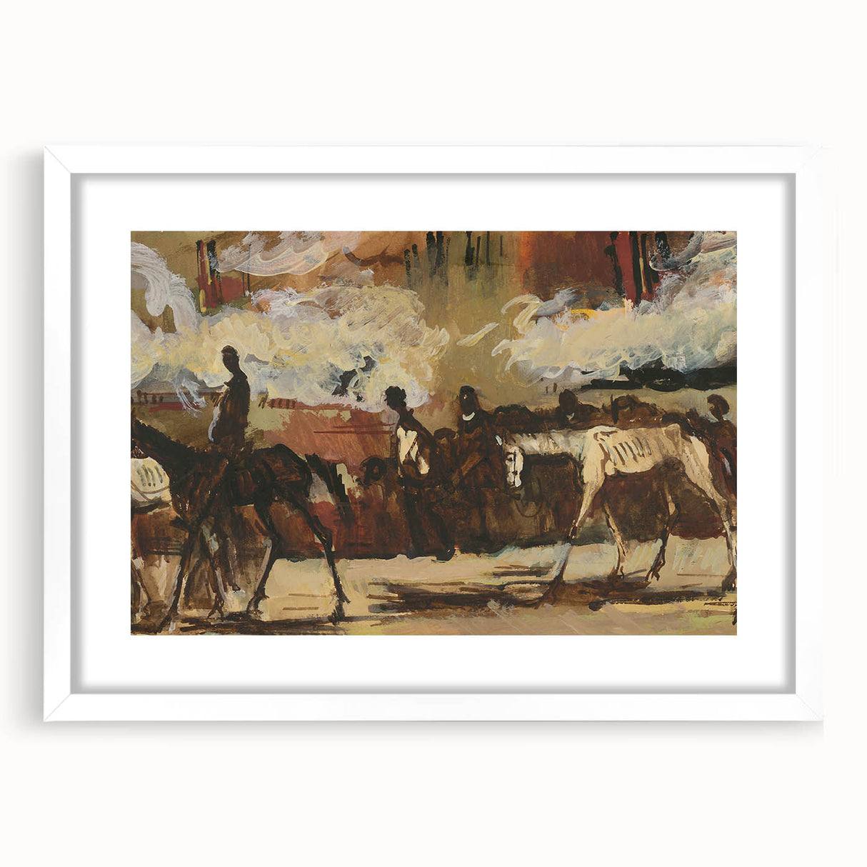 Expressionist Art - Riders by Cyprián Majerník