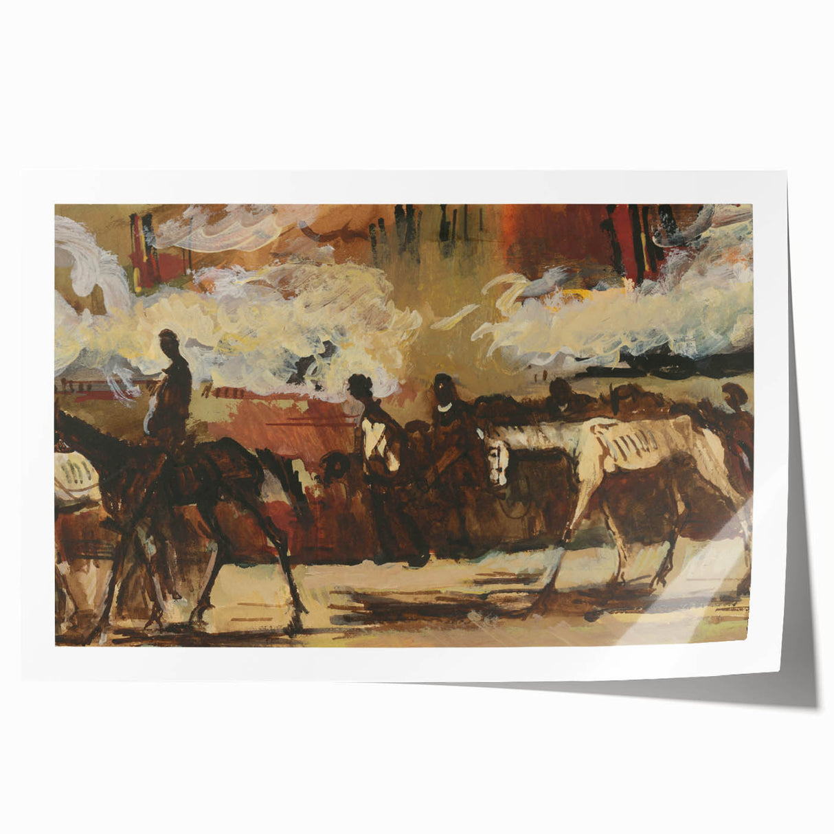 Expressionist Art - Riders by Cyprián Majerník