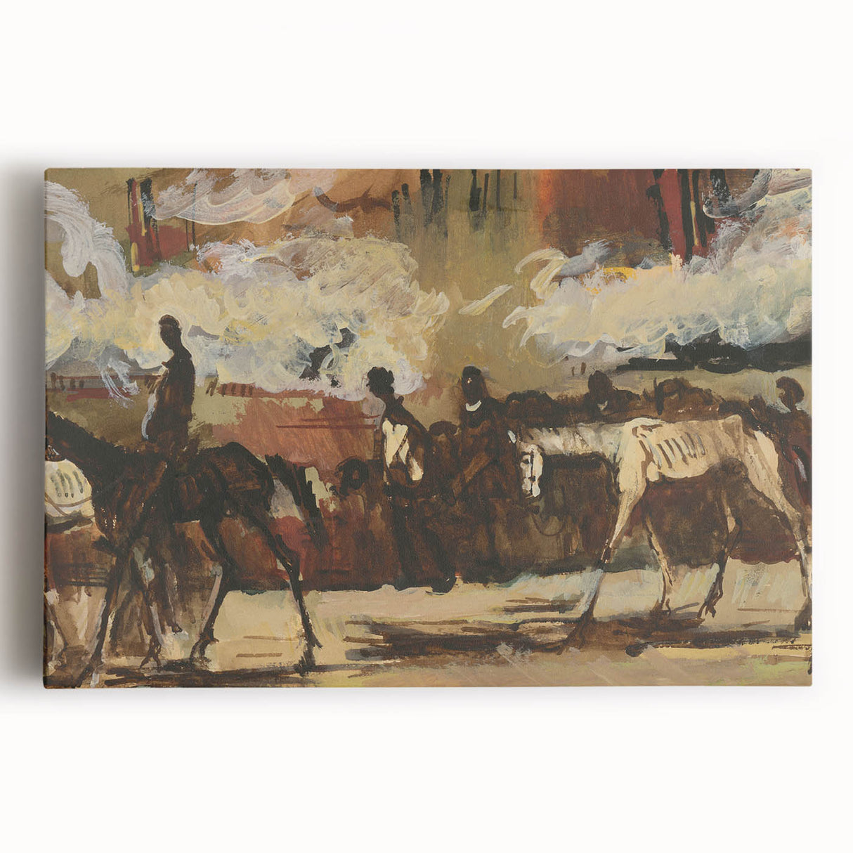 Expressionist Art - Riders by Cyprián Majerník