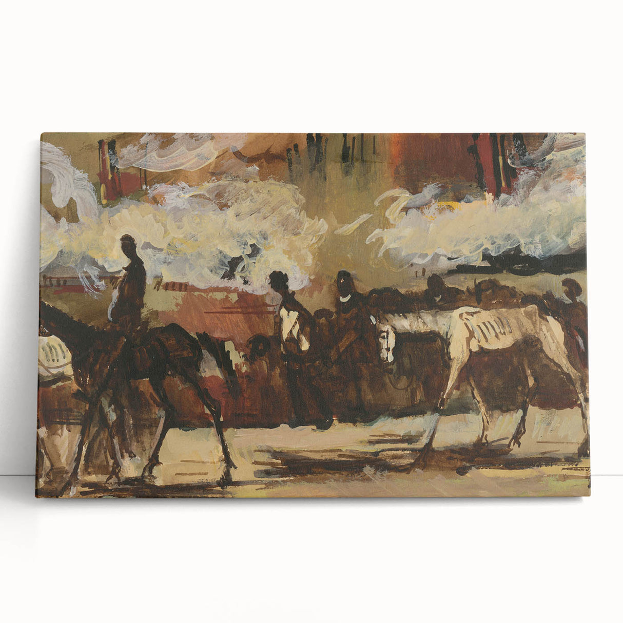 Expressionist Art - Riders by Cyprián Majerník