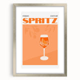 Textured abstract art print in soft gray and blue tones, framed in silver, ideal for bedroom ambiance.