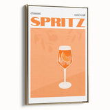 Framed canvas featuring a vintage poster art of a black landscape painting, ideal for bedroom wall decor.