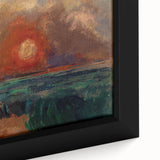 Saint George and the Dragon Wall Art - Dramatic Mythical Modern Decor