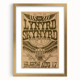 Lynyrd Skynyrd Concert Poster – Vintage Rock Art