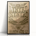 Lynyrd Skynyrd Concert Poster – Vintage Rock Art