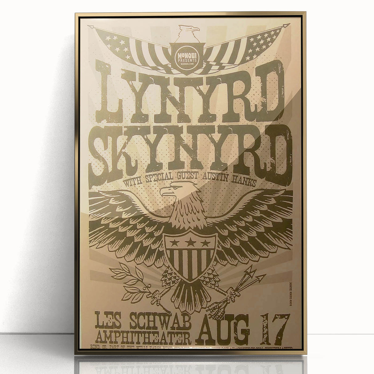 Lynyrd Skynyrd Concert Poster – Vintage Rock Art