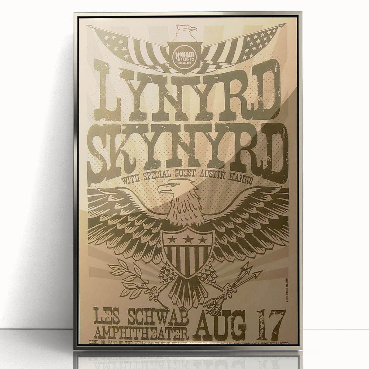 Lynyrd Skynyrd Concert Poster – Vintage Rock Art