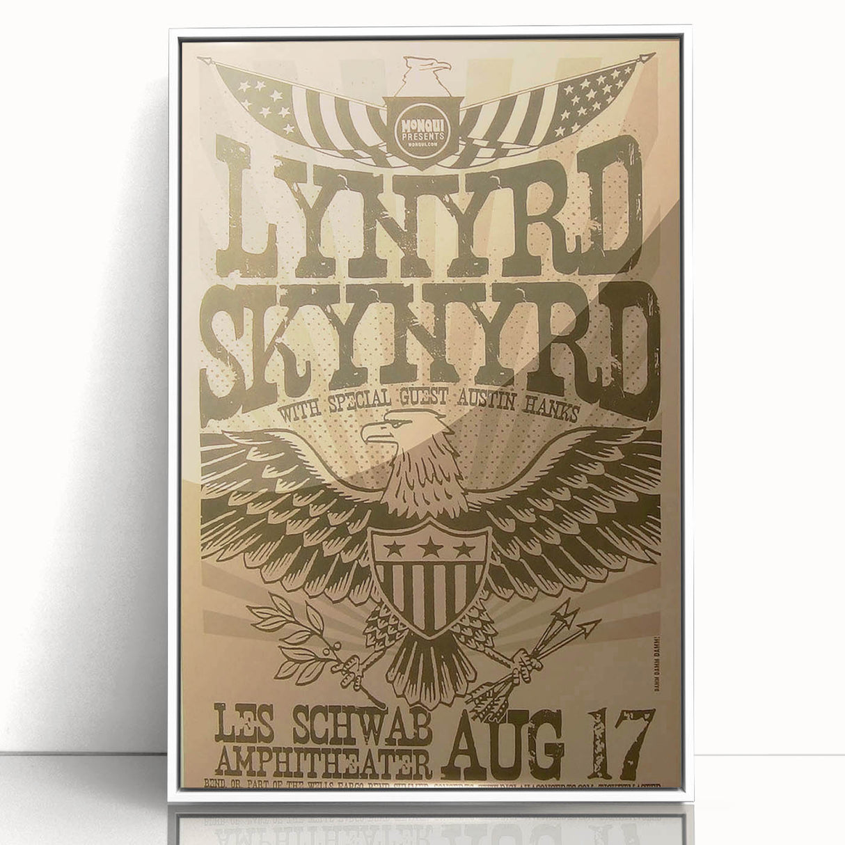Lynyrd Skynyrd Concert Poster – Vintage Rock Art