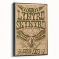 Lynyrd Skynyrd Concert Poster – Vintage Rock Art
