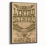 Lynyrd Skynyrd Concert Poster – Vintage Rock Art
