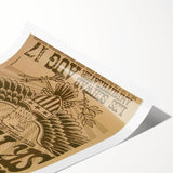 Lynyrd Skynyrd Concert Poster – Vintage Rock Art