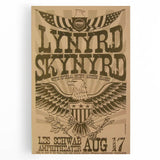 Lynyrd Skynyrd Concert Poster – Vintage Rock Art