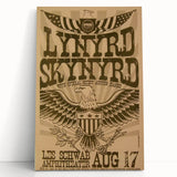 Lynyrd Skynyrd Concert Poster – Vintage Rock Art