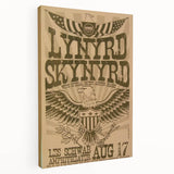 Lynyrd Skynyrd Concert Poster – Vintage Rock Art