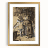 Expressive Realism Art Print - Here Are Your Trousers by William Glackens