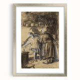 Expressive Realism Art Print - Here Are Your Trousers by William Glackens