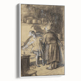 Expressive Realism Art Print - Here Are Your Trousers by William Glackens