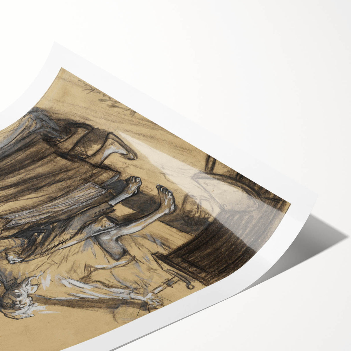 Expressive Realism Art Print - Here Are Your Trousers by William Glackens