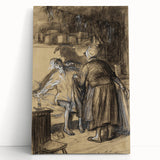Expressive Realism Art Print - Here Are Your Trousers by William Glackens