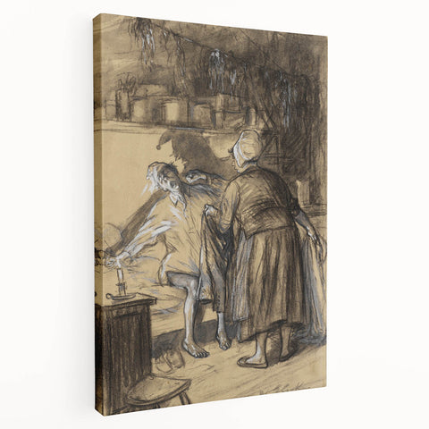 Expressive Realism Art Print - Here Are Your Trousers by William Glackens