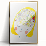 Imaginative Mind Girls Room Wall Art – Kids Room Art Print