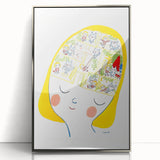 Imaginative Mind Girls Room Wall Art – Kids Room Art Print