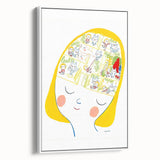 Imaginative Mind Girls Room Wall Art – Kids Room Art Print