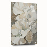 Acrylic Dining Room Artwork - Elegant Floral Wall Art