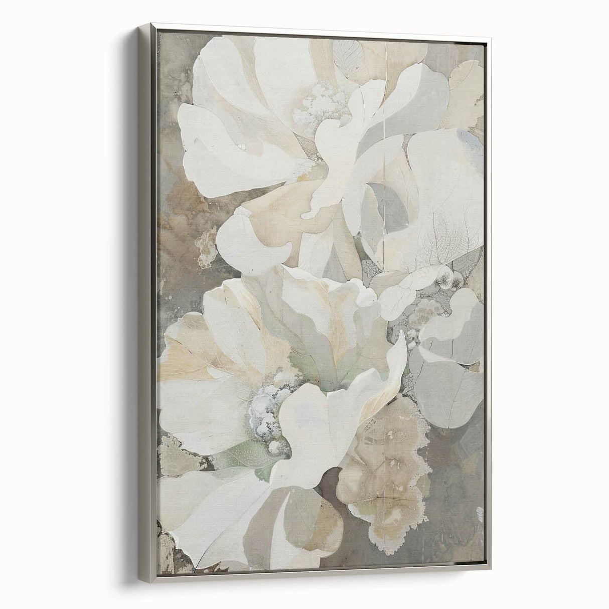 Acrylic Dining Room Artwork - Elegant Floral Wall Art