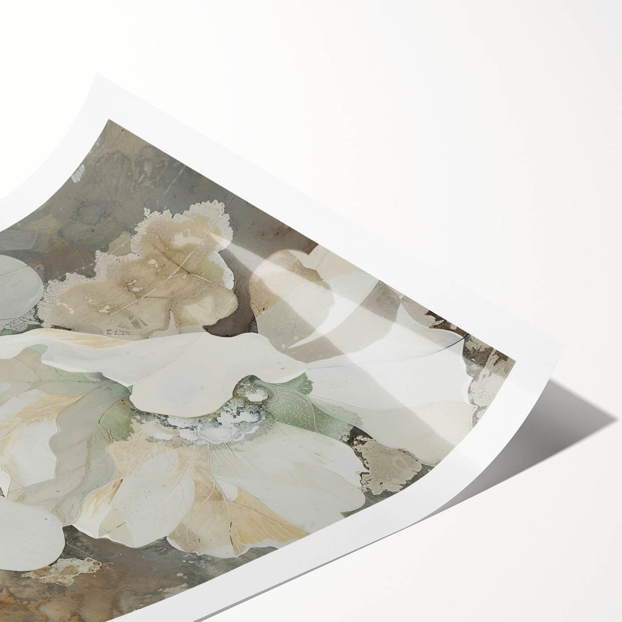 Acrylic Dining Room Artwork - Elegant Floral Wall Art