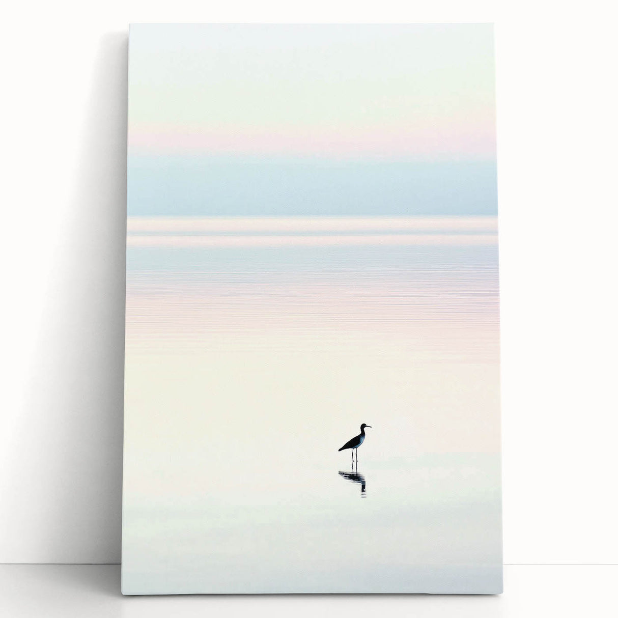 Abstract landscape stretched canvas art showcasing vibrant colors and dynamic shapes, perfect for modern home decor. Ideal for adding a contemporary touch to any space.