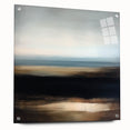 Modern Abstract Wall Art – Contemporary Brown & Black Landscape