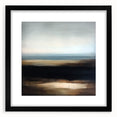 Modern Abstract Wall Art – Contemporary Brown & Black Landscape