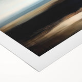 Modern Abstract Wall Art – Contemporary Brown & Black Landscape