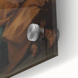 Baroque Prayer Scene: Historical Art Print with Dramatic Emotion