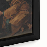 Baroque Prayer Scene: Historical Art Print with Dramatic Emotion