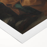 Baroque Prayer Scene: Historical Art Print with Dramatic Emotion