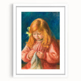 Impressionism Wall Art - Jean Renoir Sewing by Renoir Print for Home Decor