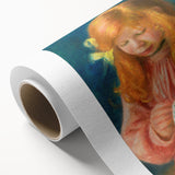 Impressionism Wall Art - Jean Renoir Sewing by Renoir Print for Home Decor