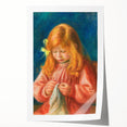 Impressionism Wall Art - Jean Renoir Sewing by Renoir Print for Home Decor