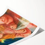 Impressionism Wall Art - Jean Renoir Sewing by Renoir Print for Home Decor