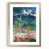 Vibrant Landscape Wall Art - Gauguin’s Nature Scene with Horse Decor